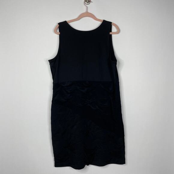 2/$30 NWT Lane Bryant Surplice V-Neck Bandage Dress 20 Black Sleeveless #5781 - Picture 6 of 11
